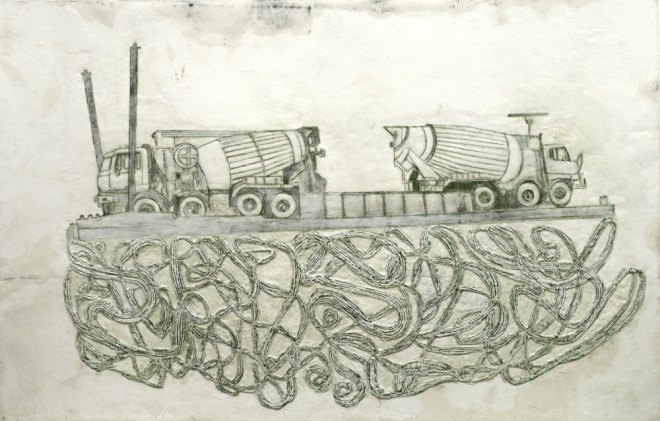 Ich bin 2 Betonmischer